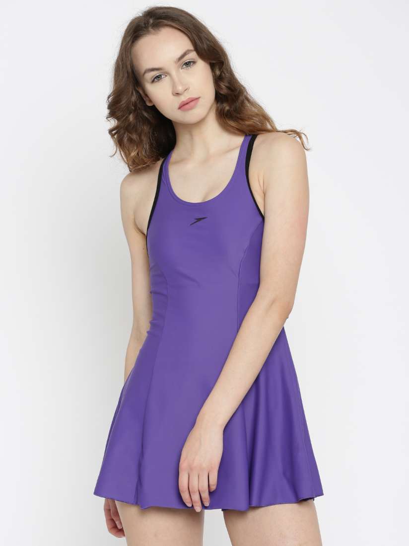 Buy Speedo Purple Swim Dress 802878P015 Swimwear for Women 1930904 Myntra