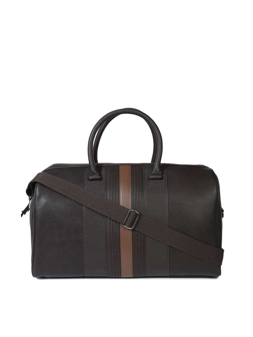 Buy Ted Baker Men Brown Striped Duffel Bag Duffel Bag for Men 19309844 Myntra