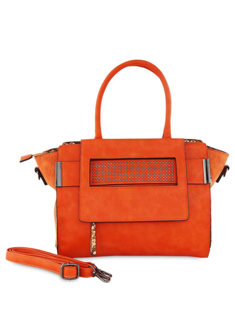 Buy Elespry Orange Solid Handbag Handbags for Women 1931495 Myntra