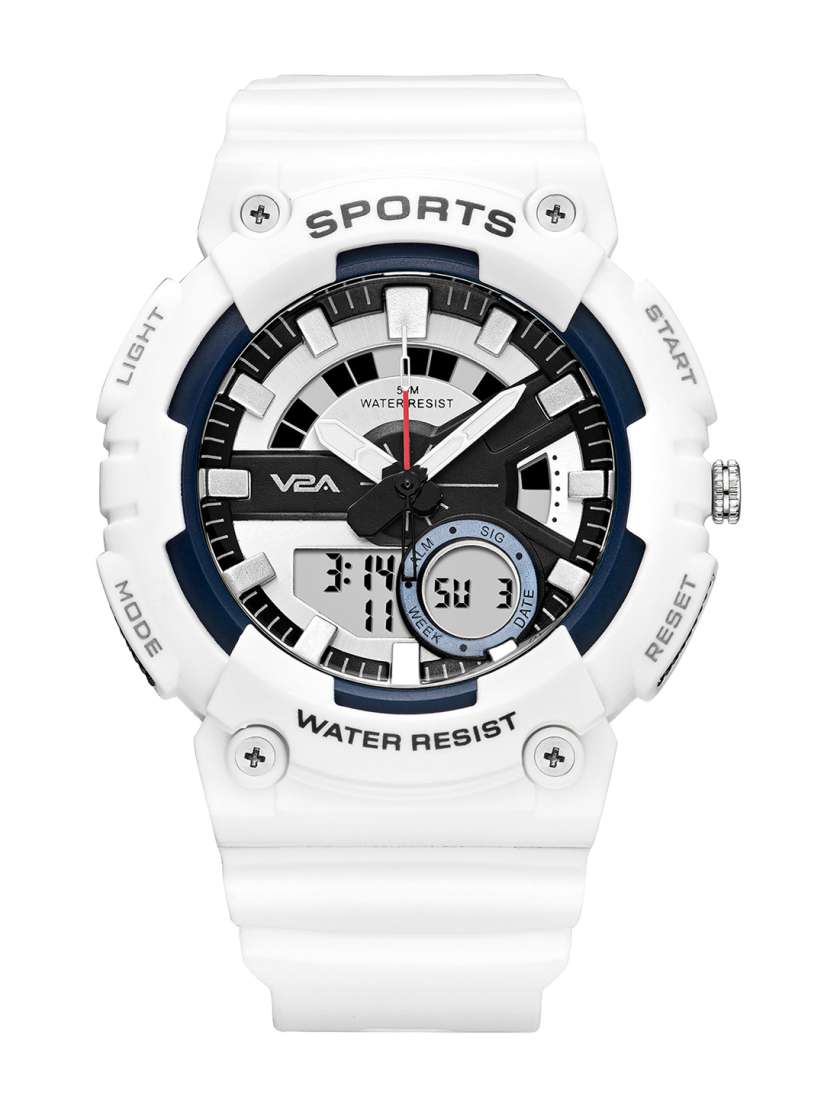 White colour watches for mens shop