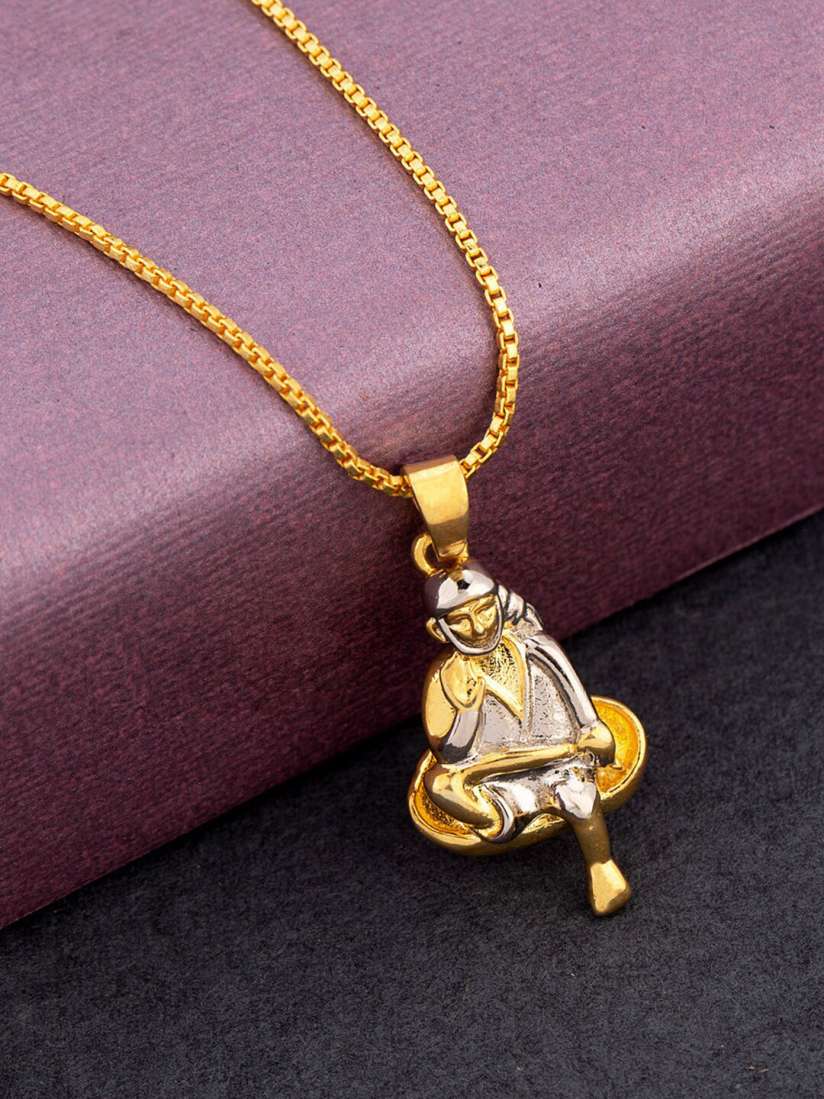Sai baba pendant online shopping hot sale