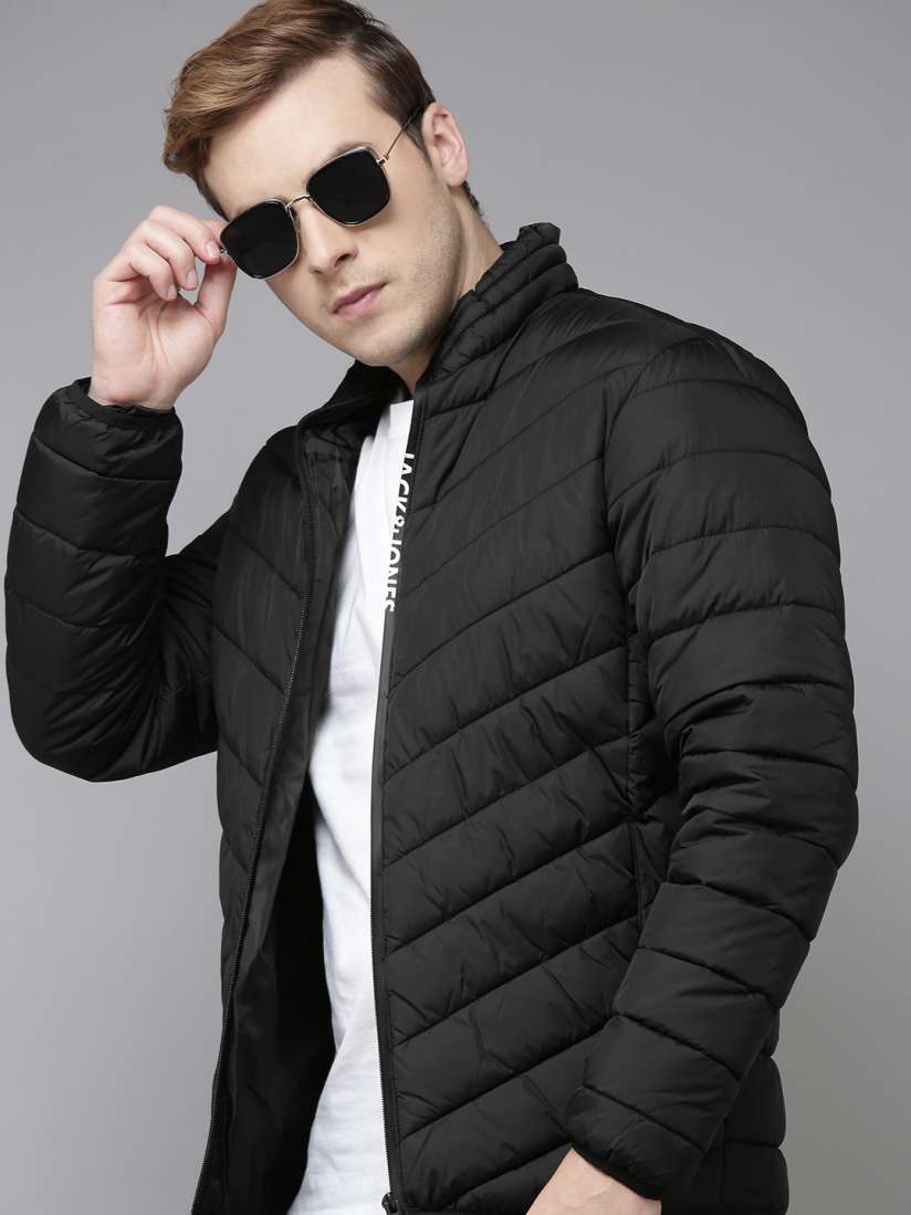 Buy Jack Jones Men Solid Puffer Jacket Jackets for Men 19349192 Myntra