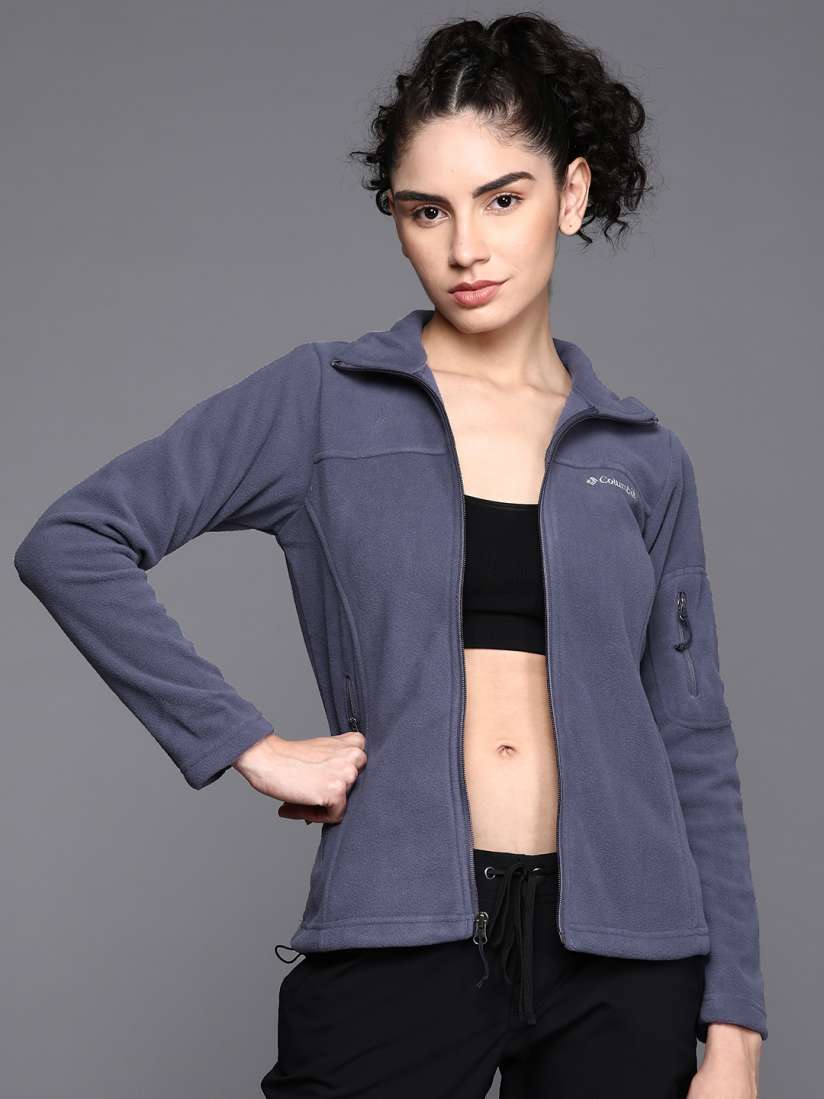 Buy Columbia Women Grey Fast Trek II Sweatshirt Sweatshirts for Women 19357524 Myntra