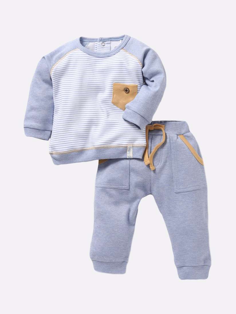 Buy BABY GO Boys Blue White Printed Clothing Set Clothing Set for Boys 19367152 Myntra