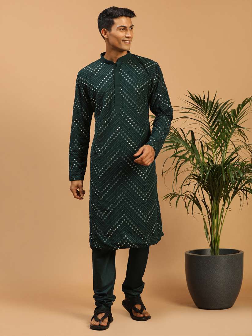 Mirror work churidar clearance