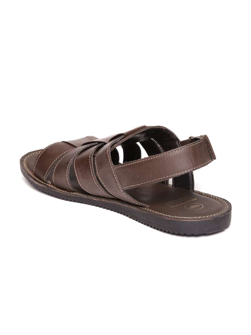 Red tape leather sandals sales