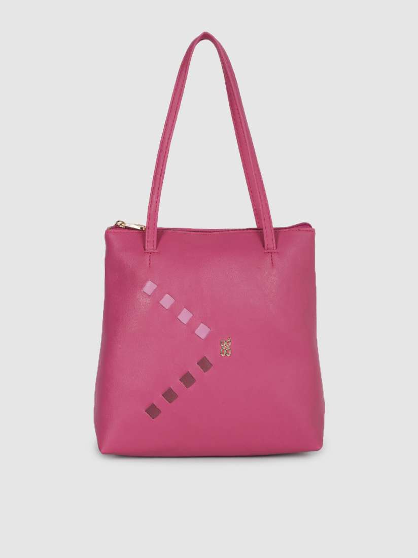 Baggit pink solid shoulder bag store