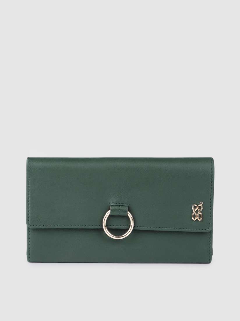 Buy Baggit Women Green Solid Three Fold Wallet Wallets for Women 19377354 Myntra