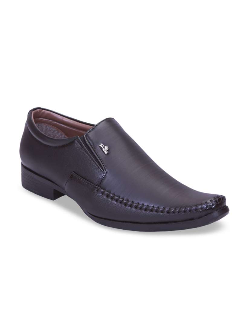 Buy aadi Men Black Solid Formal Slip On Shoes Formal Shoes for Men 19382958 Myntra