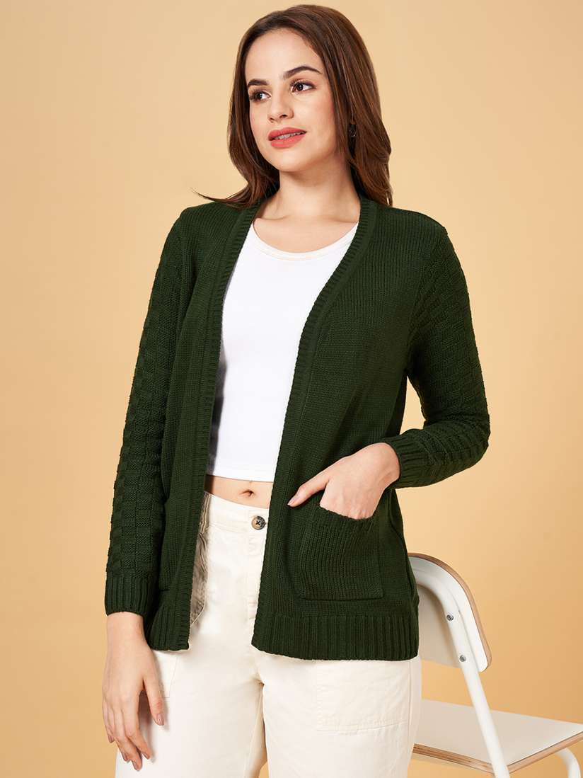Front open sweaters for ladies shop