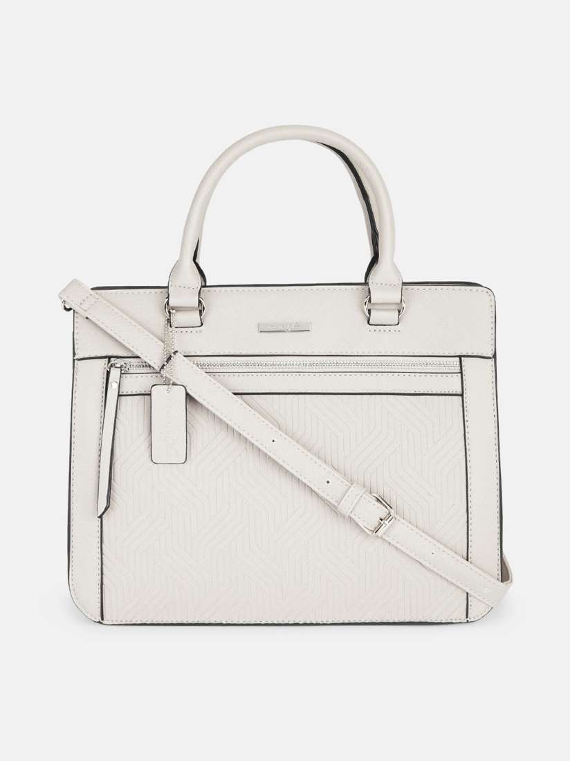 Buy Forever Glam by Pantaloons Grey PU Structured Handheld Bag with Quilted Handbags for Women 19388988 Myntra