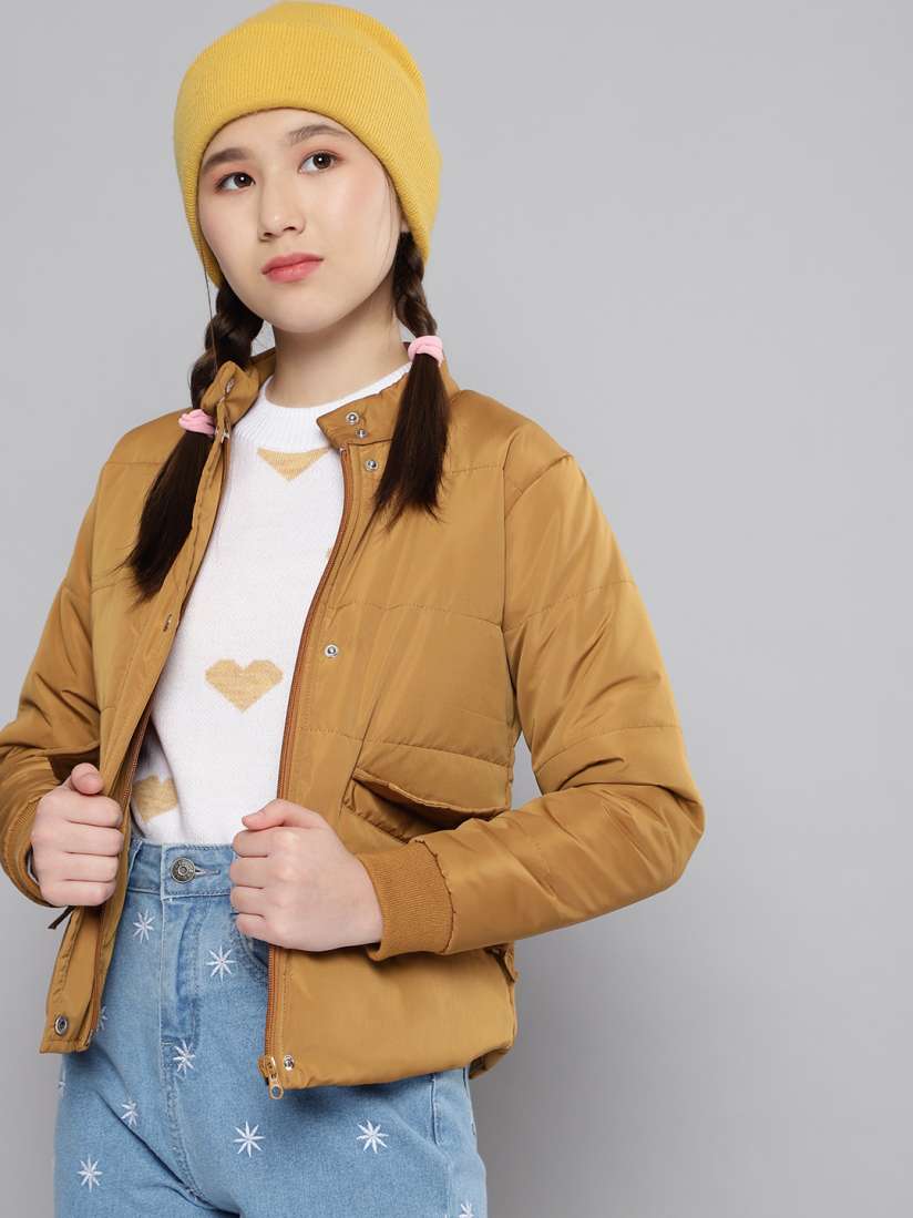 Mustard girls jacket shop