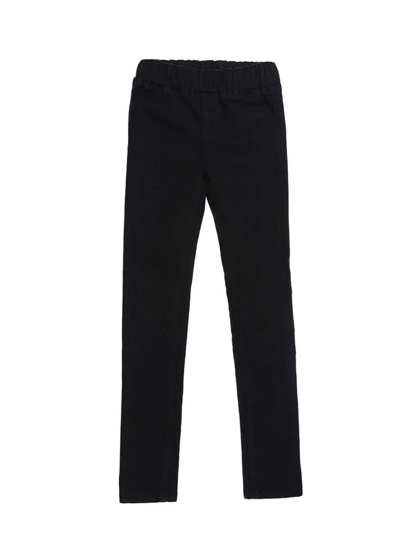 Buy Pepe Jeans Girls Black Solid Denim Jeggings Jeggings for Girls 19392450 Myntra
