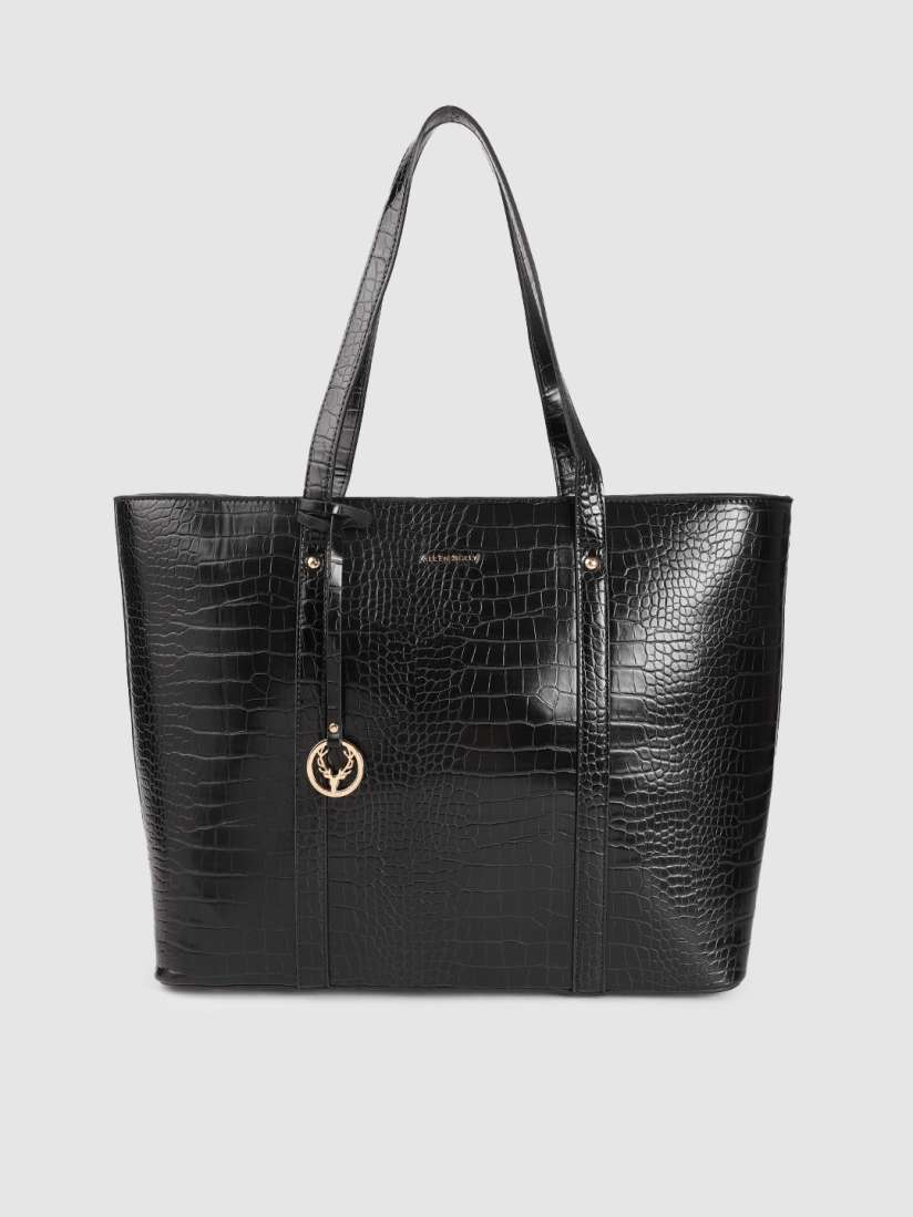 Buy Allen Solly Black Textured Shoulder Bag Handbags for Women 19397084 Myntra