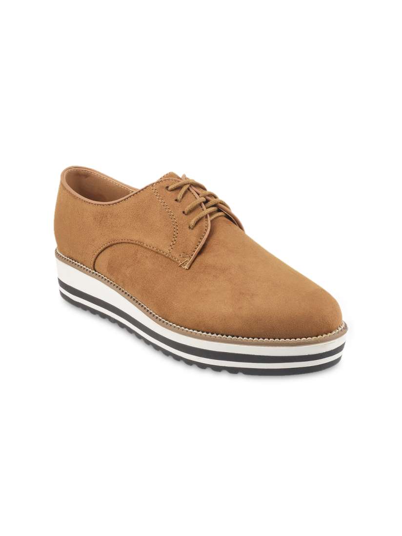 Buy Mochi Women Tan Brown Sneakers Casual Shoes for Women Myntra