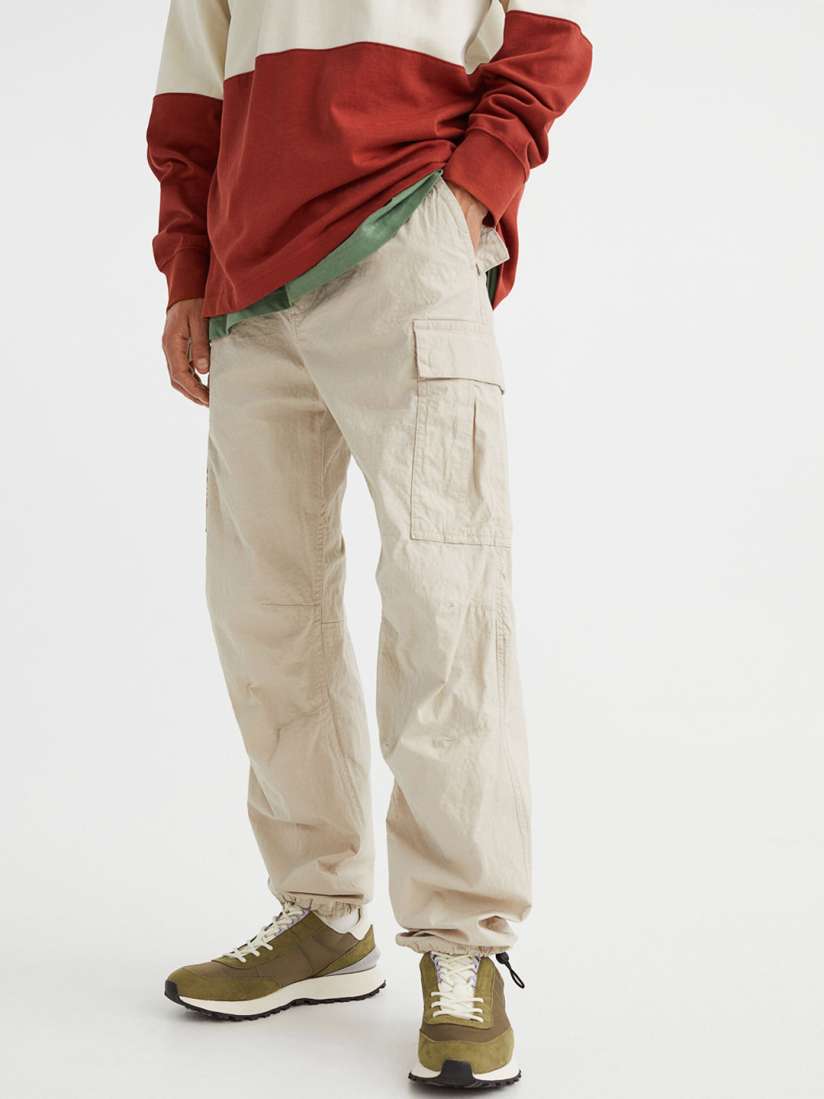 Mens beige cargo trousers online