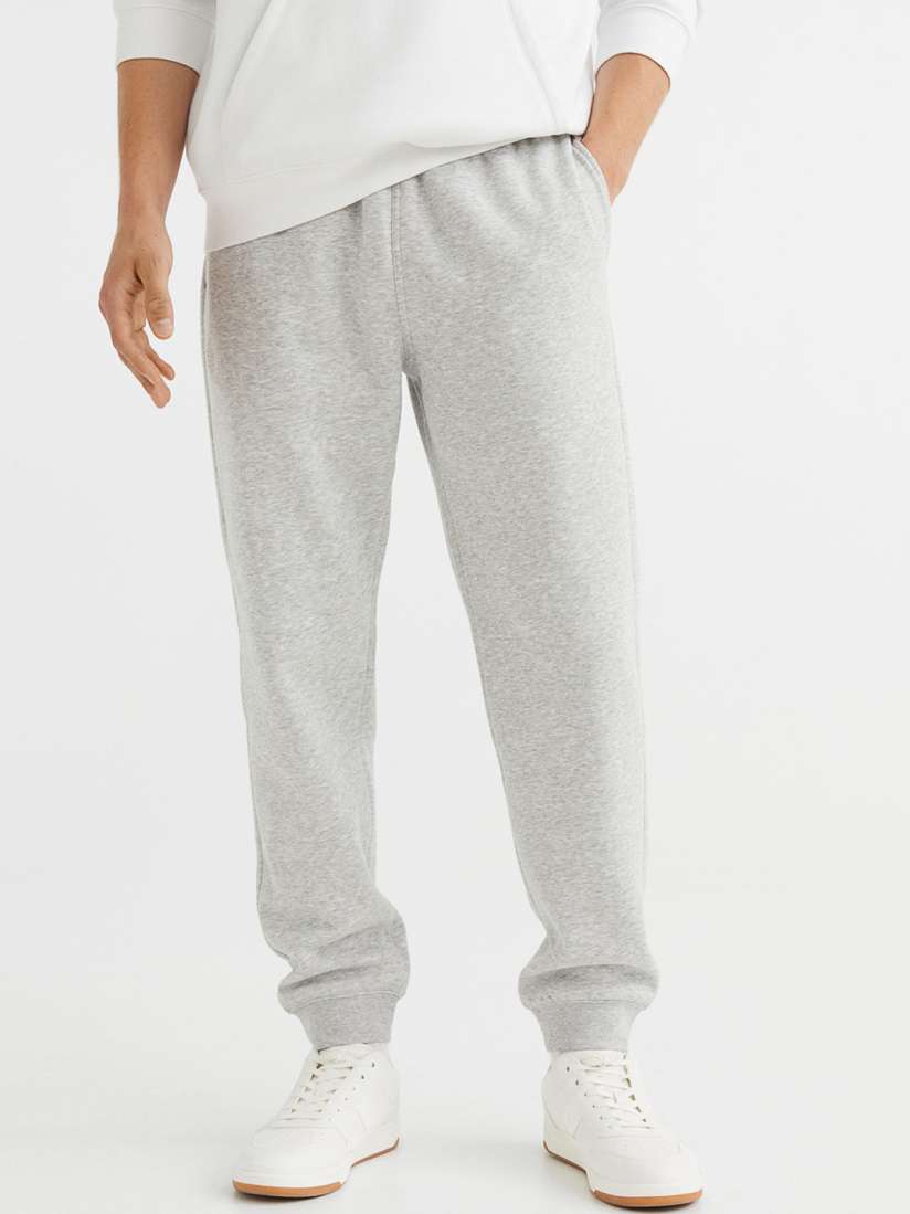 Buy H M Men Grey 2 Pack Regular Fit Joggers Trousers for Men 19410156 Myntra
