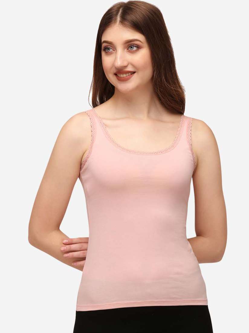 Buy Soie Women Peach Coloured Solid Camisoles Camisoles for Women 19417740 Myntra