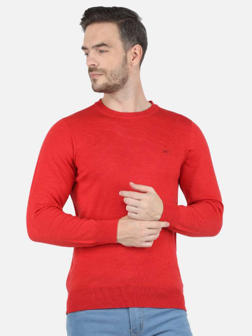 Buy Monte Carlo Men Red Pullover Sweaters for Men 19423922 Myntra