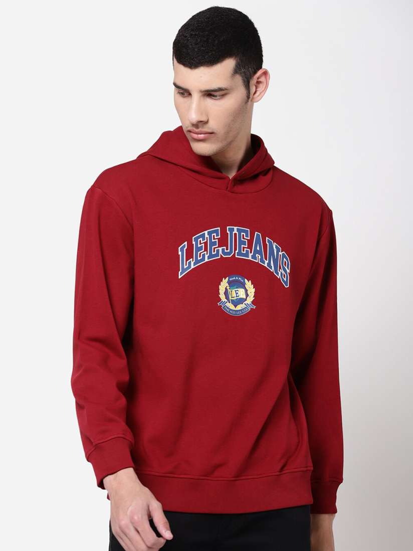 Lee hooded sweatshirt cheap