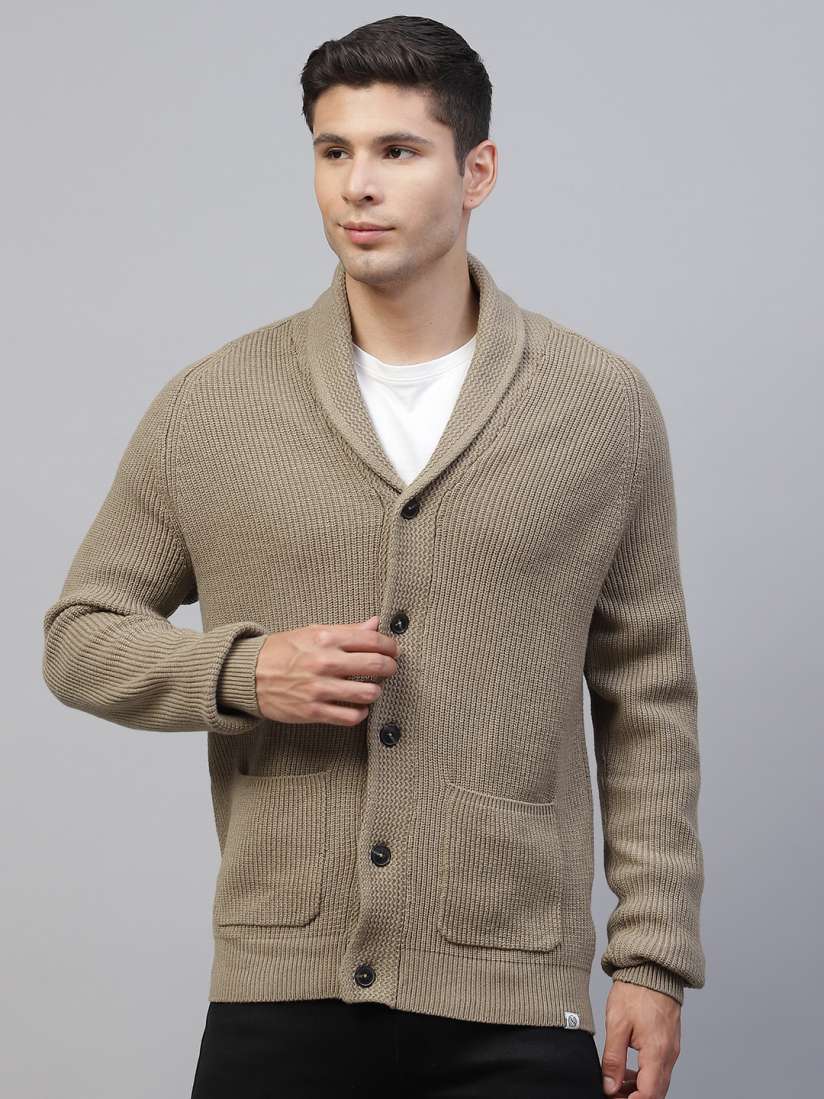 Buy Marks Spencer Men Brown Cardigan Sweaters for Men 19432446 Myntra