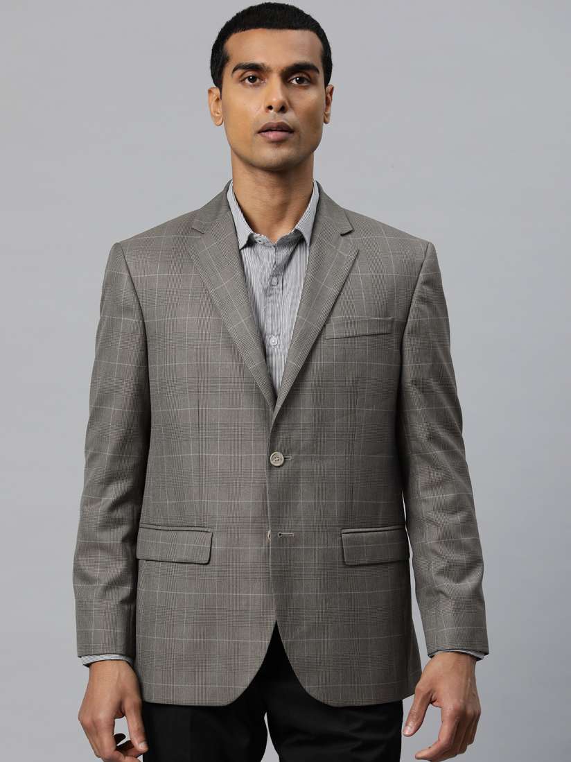 Buy Marks Spencer Checked Shoulder Padded Blazer Blazers for Men 19432534 Myntra