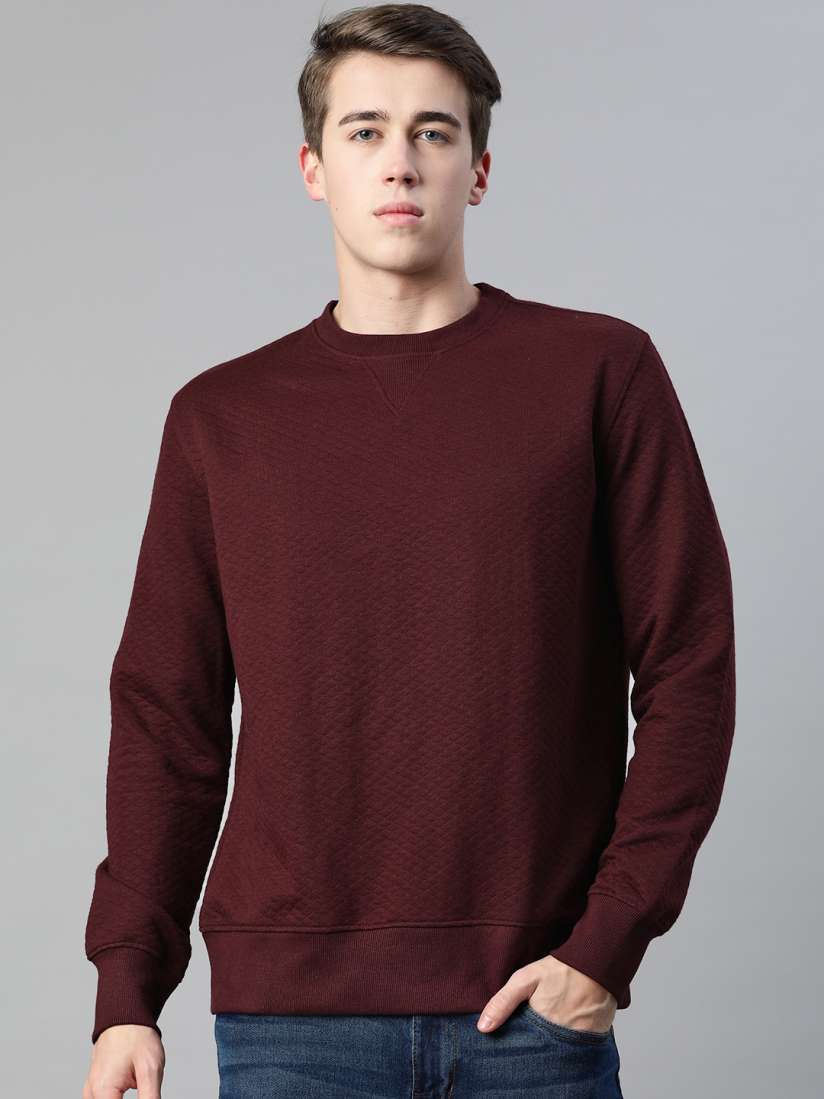 Buy Marks Spencer Self Design Quilted Pattern Sweatshirt Sweatshirts for Men 19432550 Myntra