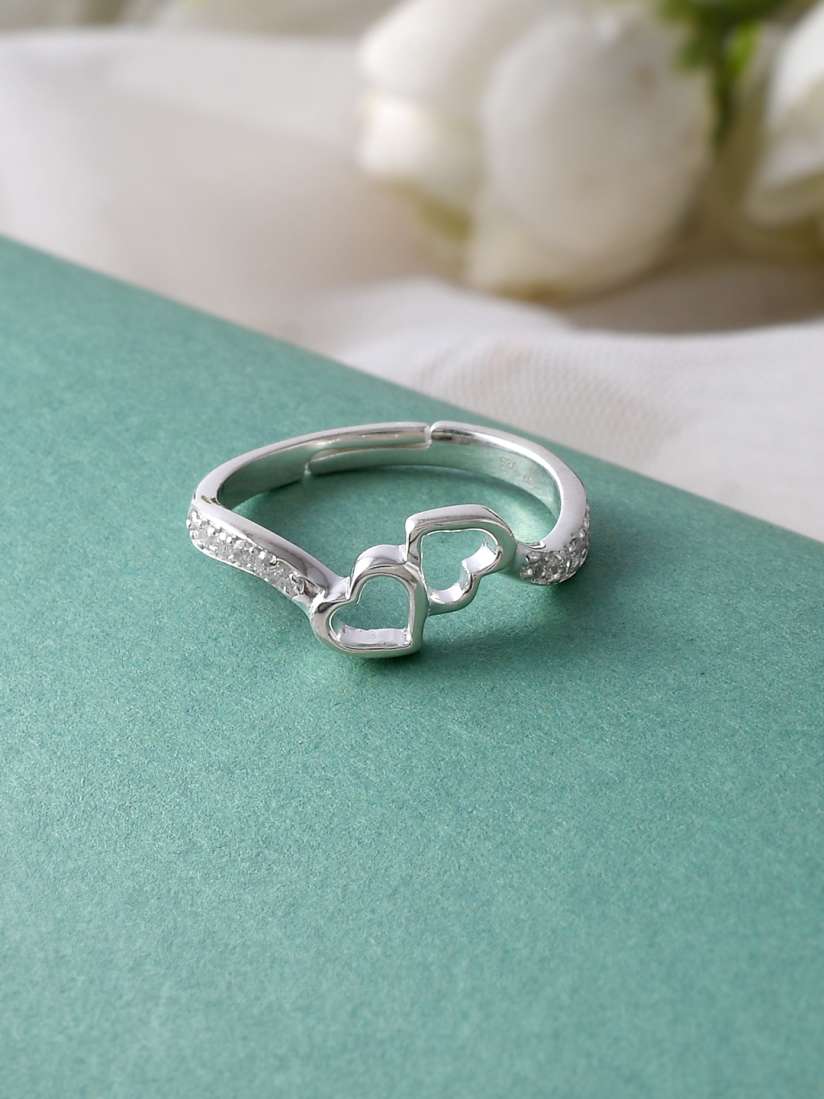 Buy Studio Voylla Women 925 Sterling Silver Stone Studded Finger Ring Ring for Women 19434148 Myntra