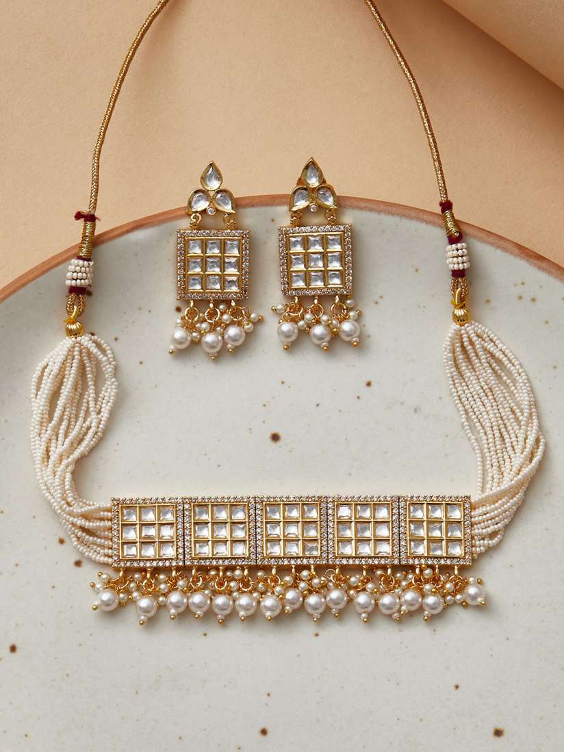 Voylla kundan set on sale