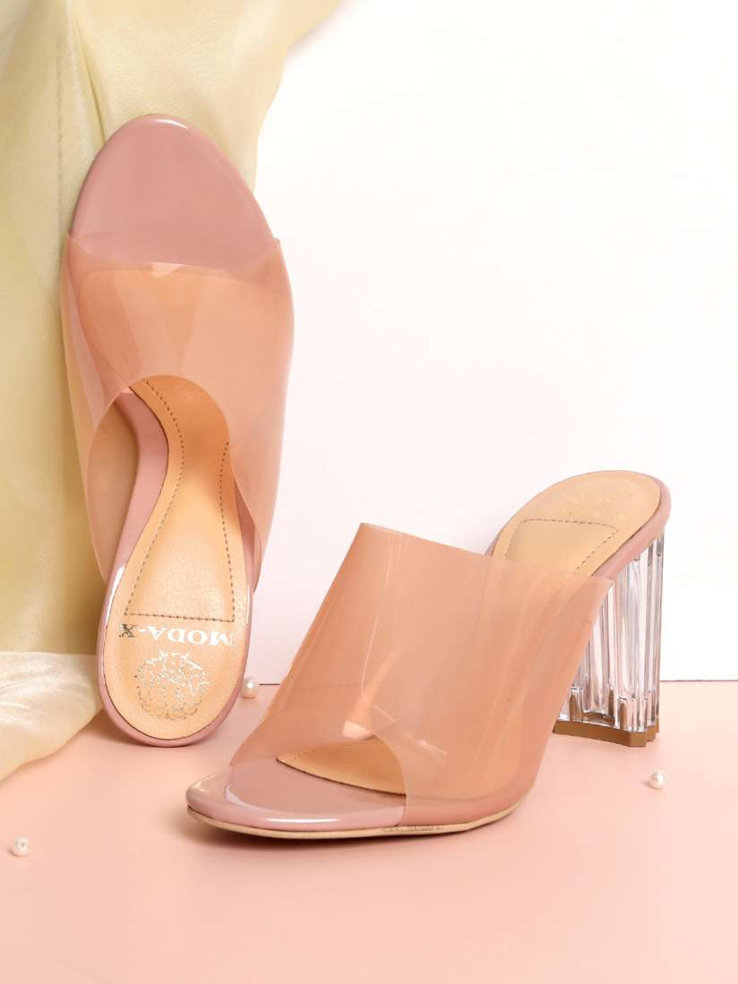 Peach platform sandals shop