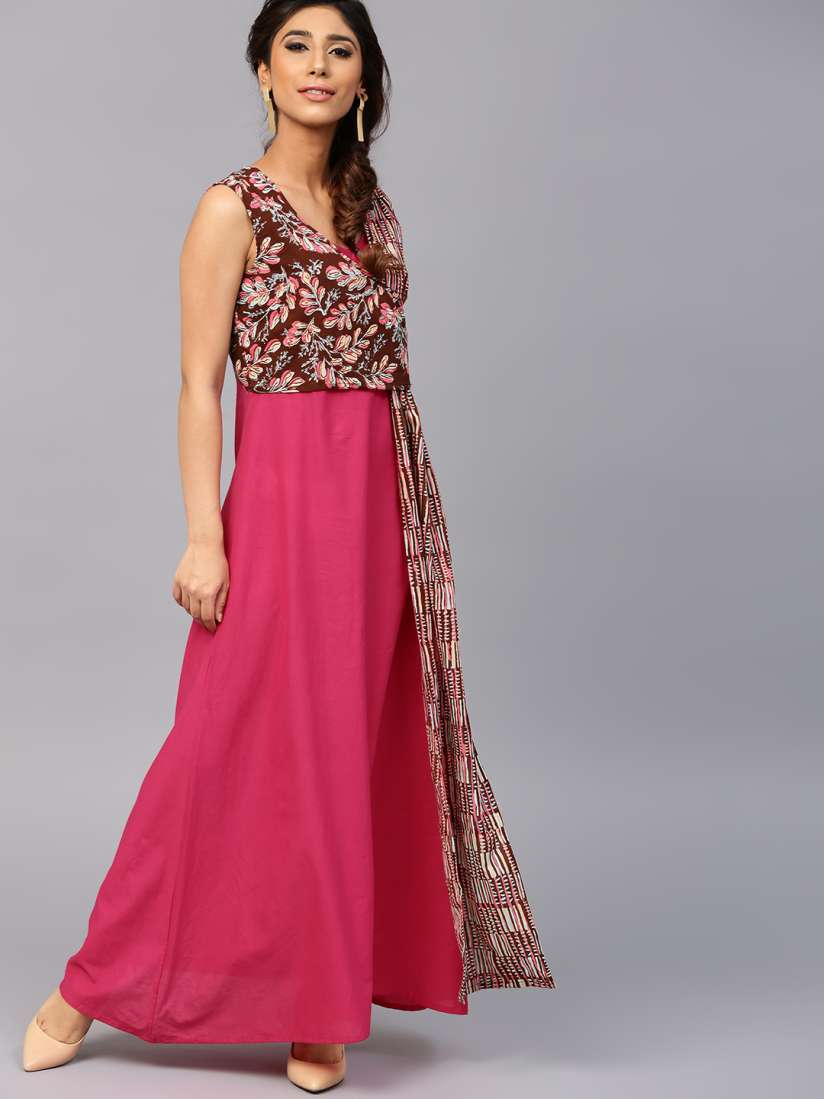 Aks maxi dress myntra clearance