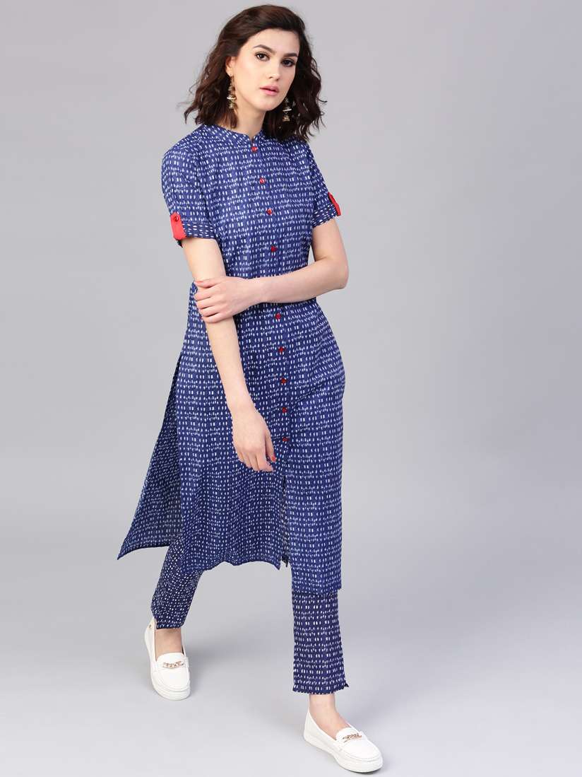 Aks blue kurta shop