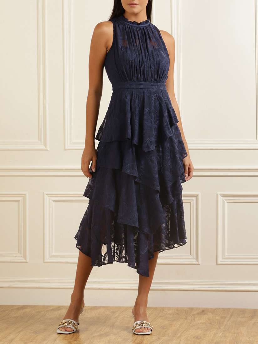 Ted baker navy maxi dress new arrivals