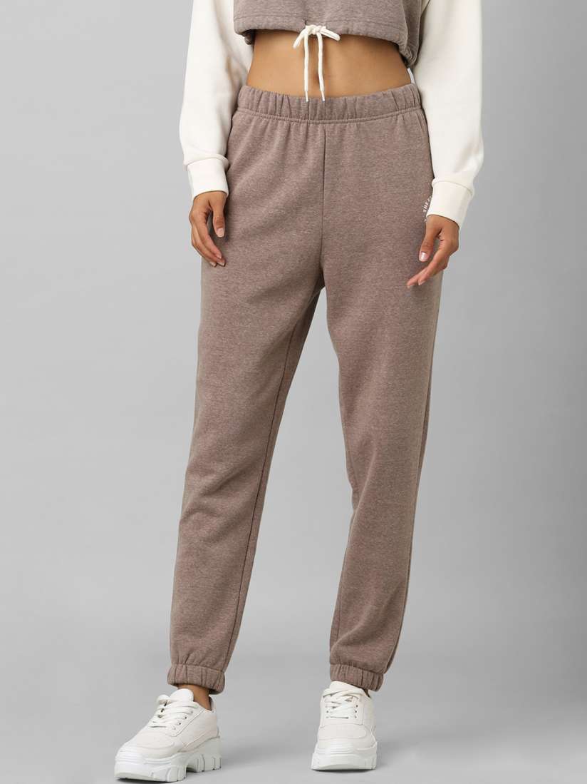 Buy ONLY Women Brown Solid Polyester Joggers Track Pants for Women 19458504 Myntra