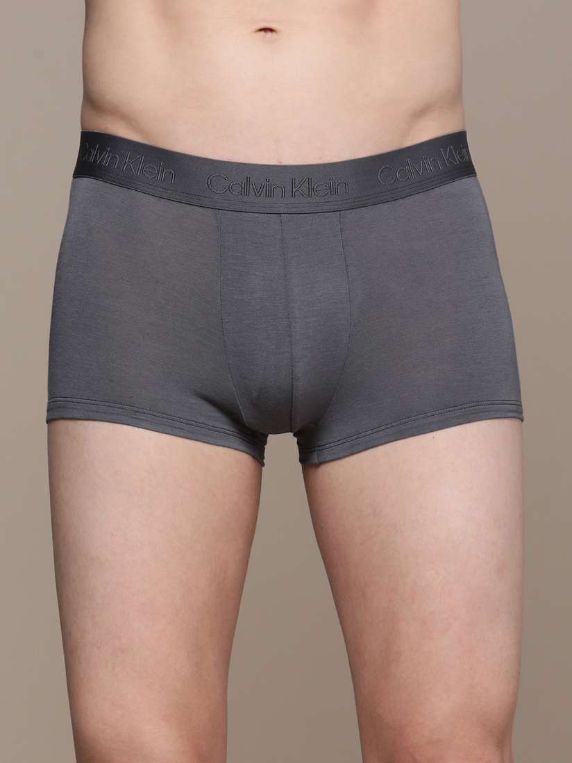 Buy Calvin Klein Underwear Men Grey Solid Low Rise Trunk NB33275FB Trunk for Men 19461812 Myntra