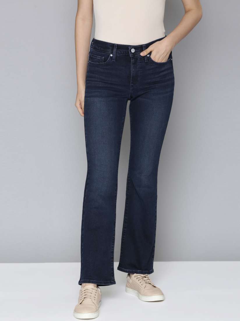 Buy Levis Women Blue Bootcut High Rise Light Fade Stretchable Jeans Jeans for Women 19469250 Myntra