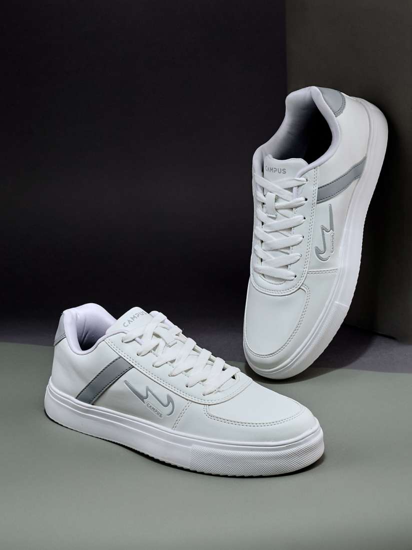 White shoes for men myntra best sale