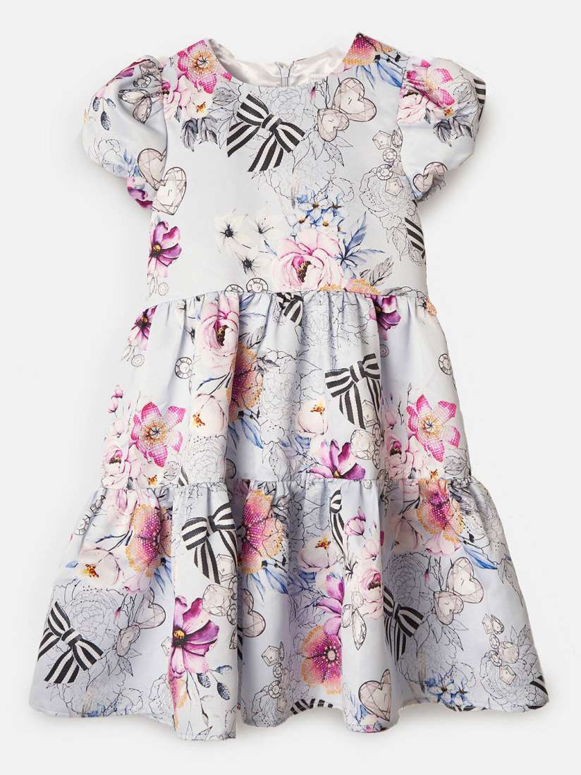 Buy Angel Rocket Blue Floral Dress Dresses for Girls 19479566 Myntra