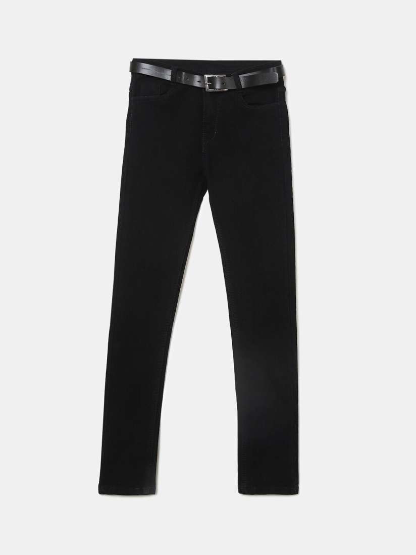 Myntra black jeans outlet
