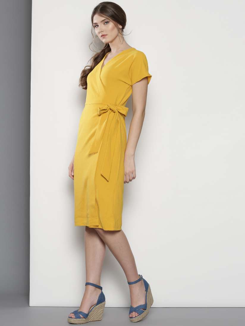 Mustard dress dorothy perkins outlet