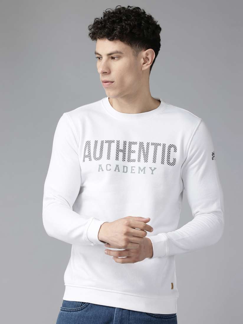 Buy Van Heusen Sport Men Printed Sweatshirt Sweatshirts for Men 19510968 Myntra