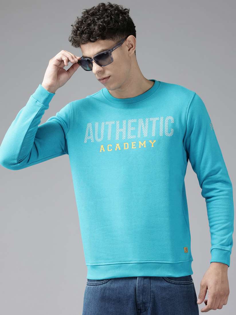 Buy Van Heusen Sport Typography Printed Sweatshirt Sweatshirts for Men 19510972 Myntra