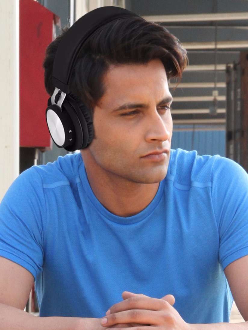 Buy Flipkart SmartBuy Black Wireless Bluetooth Headphones with Mic Headphones for Unisex 1951397 Myntra