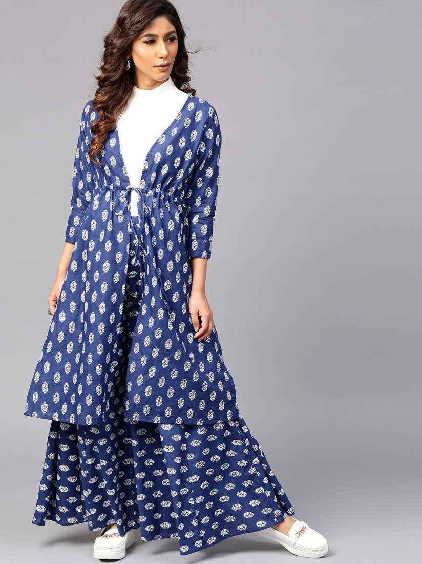 Longline ethnic jacket best sale
