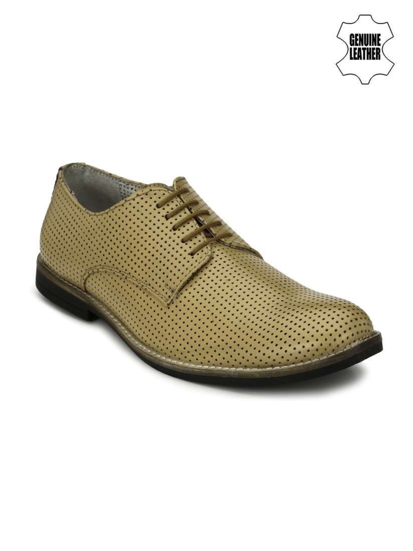 Buy Hi RELs Men Tan Leather Formal Derby Shoes Formal Shoes for Men Myntra