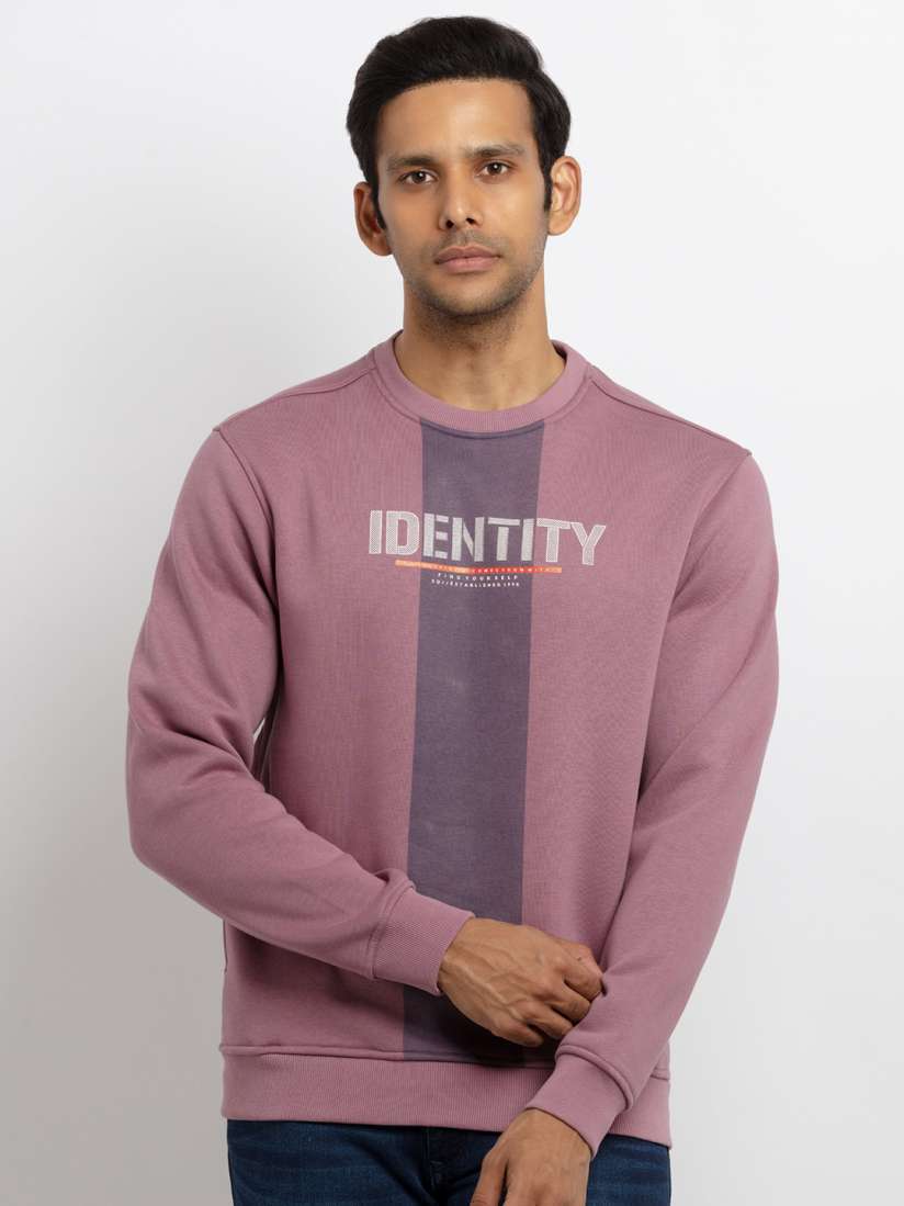 Buy Status Quo Men Purple Sweatshirt Sweatshirts for Men 19530144 Myntra