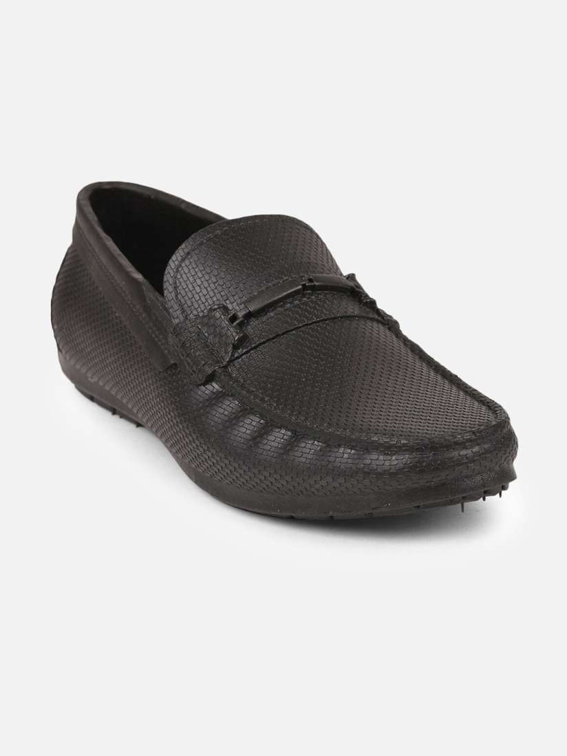 Buy Aqualite Men Black Textured Waterproof PVC Loafers Casual Shoes for Men 19530572 Myntra