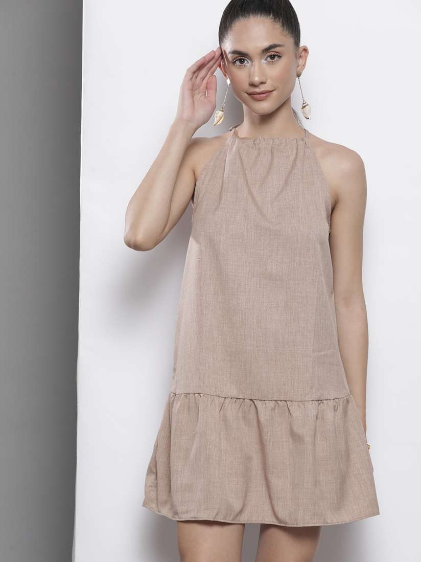 Yol shirt dress beige cheap
