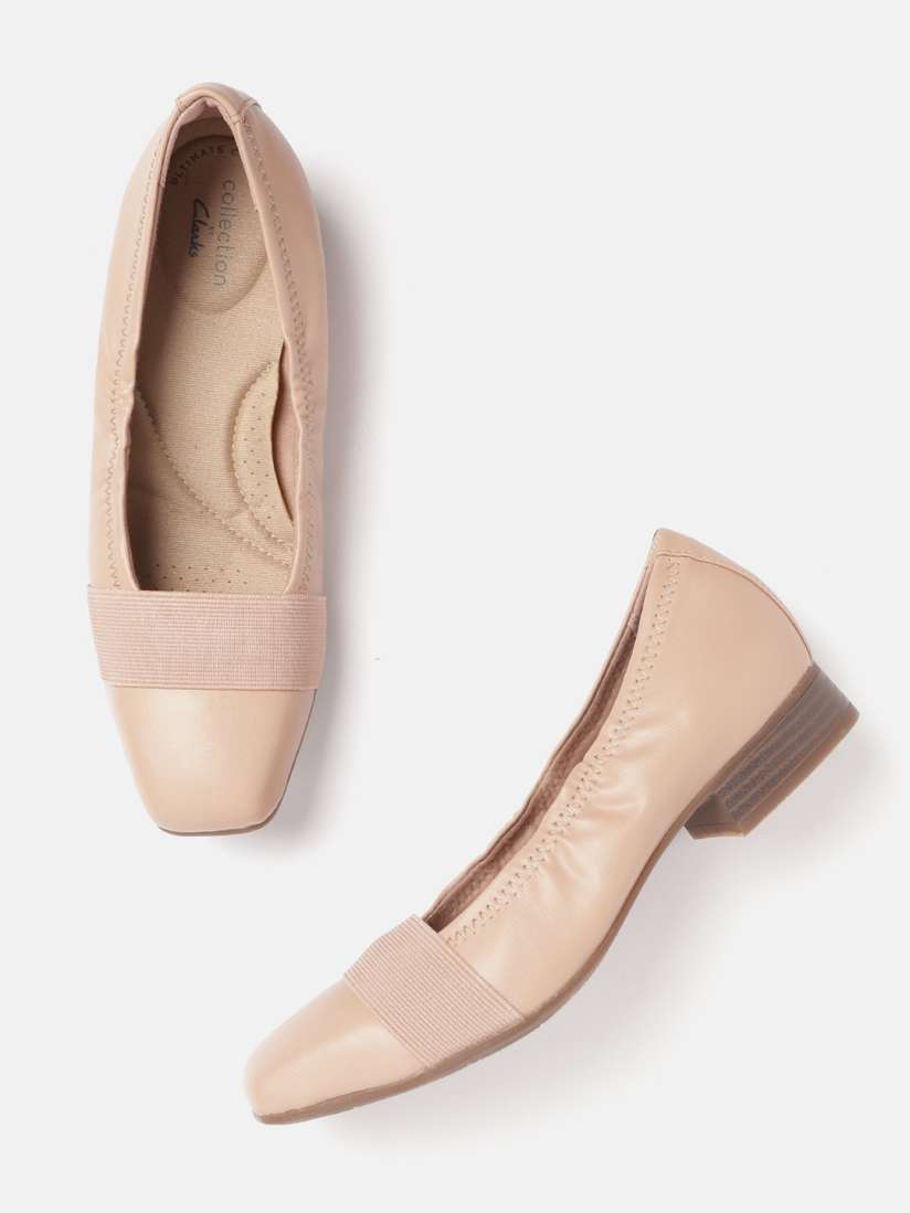 Clarks pink flats top