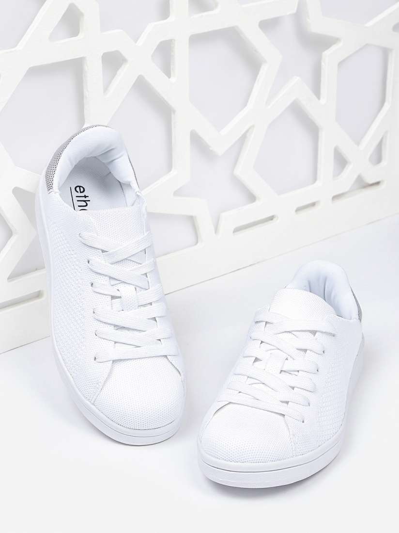 Ether white sneakers deals